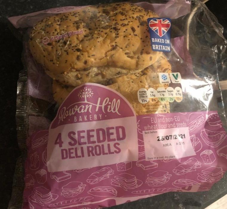 Fotografie - 4 Seeded Deli Bread Rolls Rowan Hill Bakery