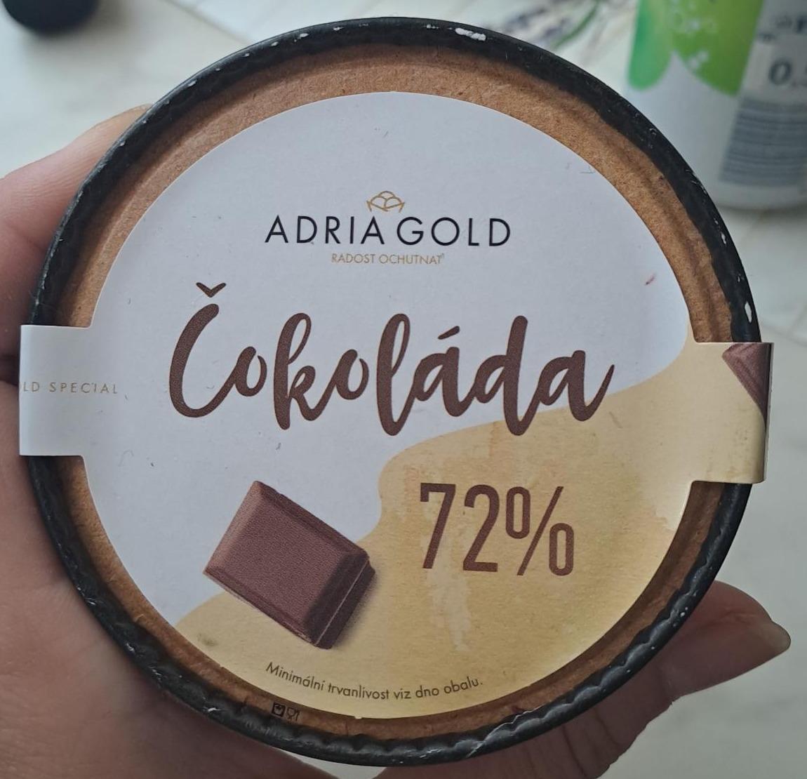 Fotografie - Čokoláda 72% Adria Gold