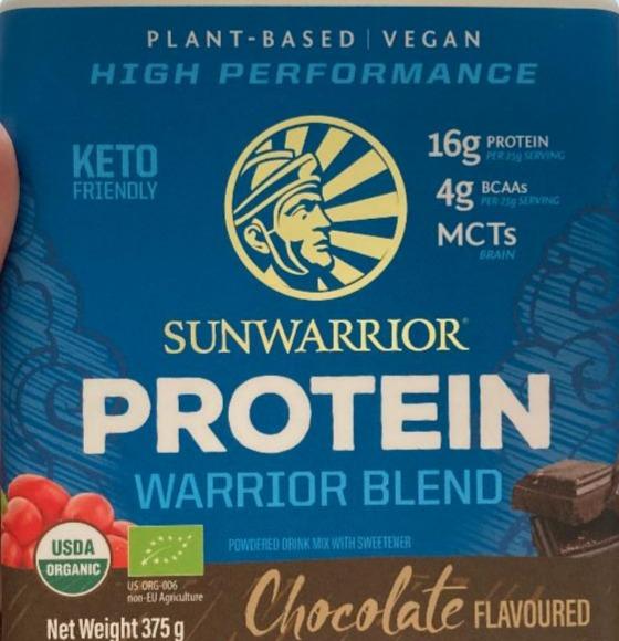 Fotografie - Bio Protein Warrior Blend Chocolate Sunwarrior