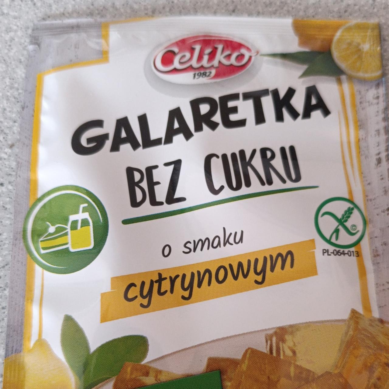 Fotografie - Galaretka bez cukru o smaku cytrynowym Celiko