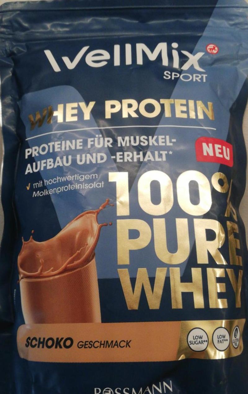 Fotografie - 100% Pure Whey Protein Schoko WellMix Sport