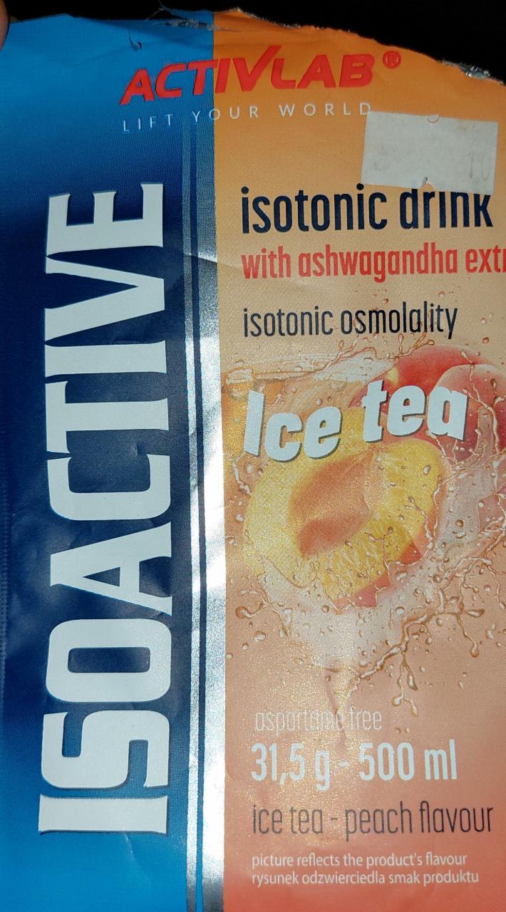 Fotografie - Isoactive isotonic drink Ice tea ActivLab