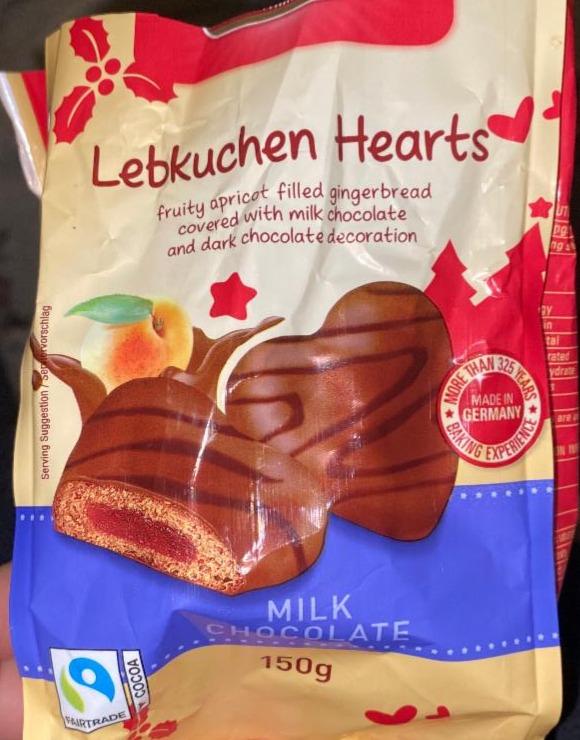 Fotografie - Lebkuchen Hearts Milk Chocolate LambertZ