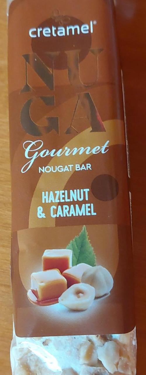 Fotografie - Gourmet Nougat Bar Hazelnut & Caramel Cretamel