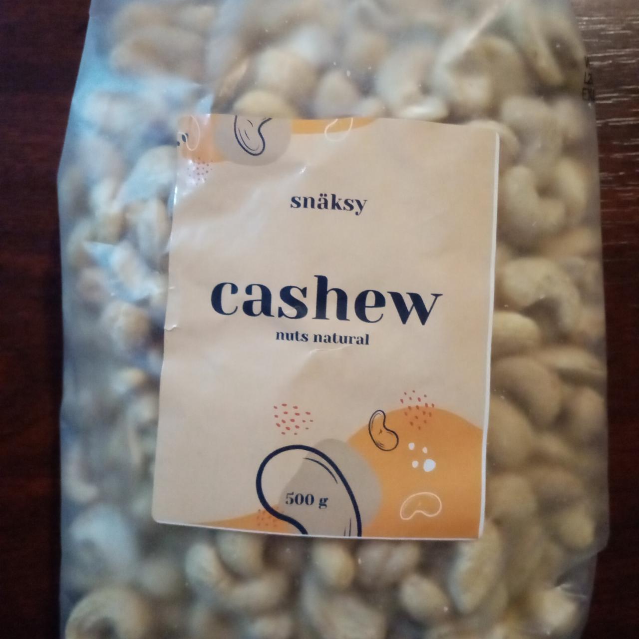 Fotografie - Cashew nuts natural Snäksy