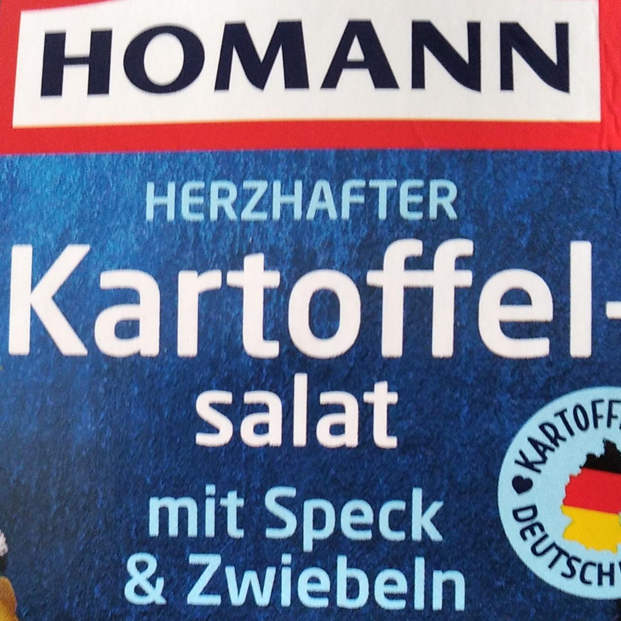 Fotografie - Herzhafter Kartoffelsalat mít Speck & Zwiebeln Homann