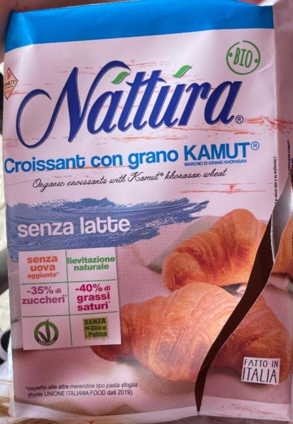 Fotografie - Bio Croissant con grano Kamut senza latte Nattura