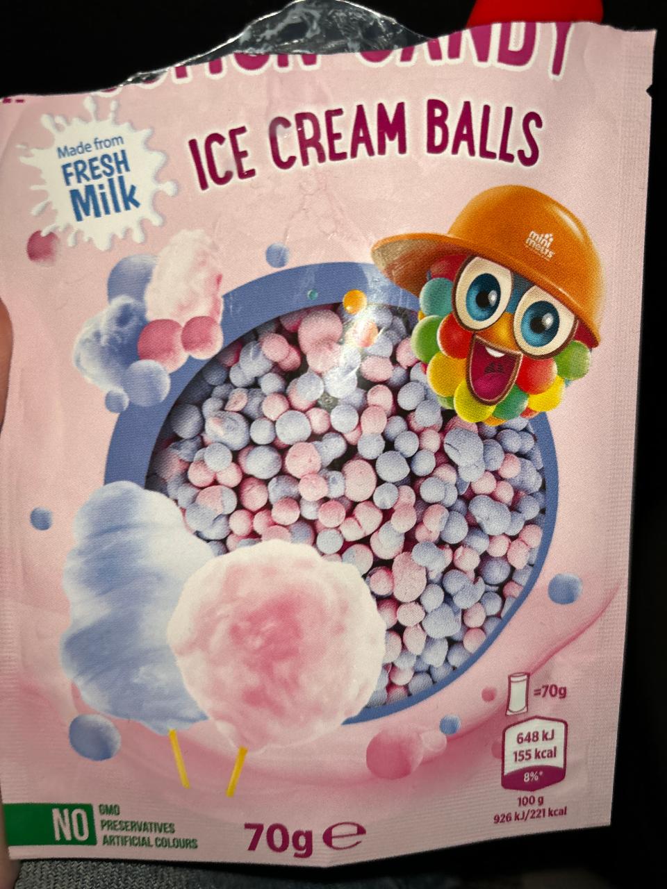 Fotografie - Ice Cream Balls Cotton Candy