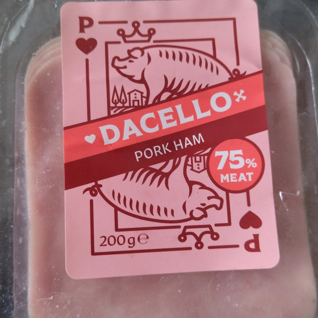 Fotografie - Pork Ham Dacello 75% Meat