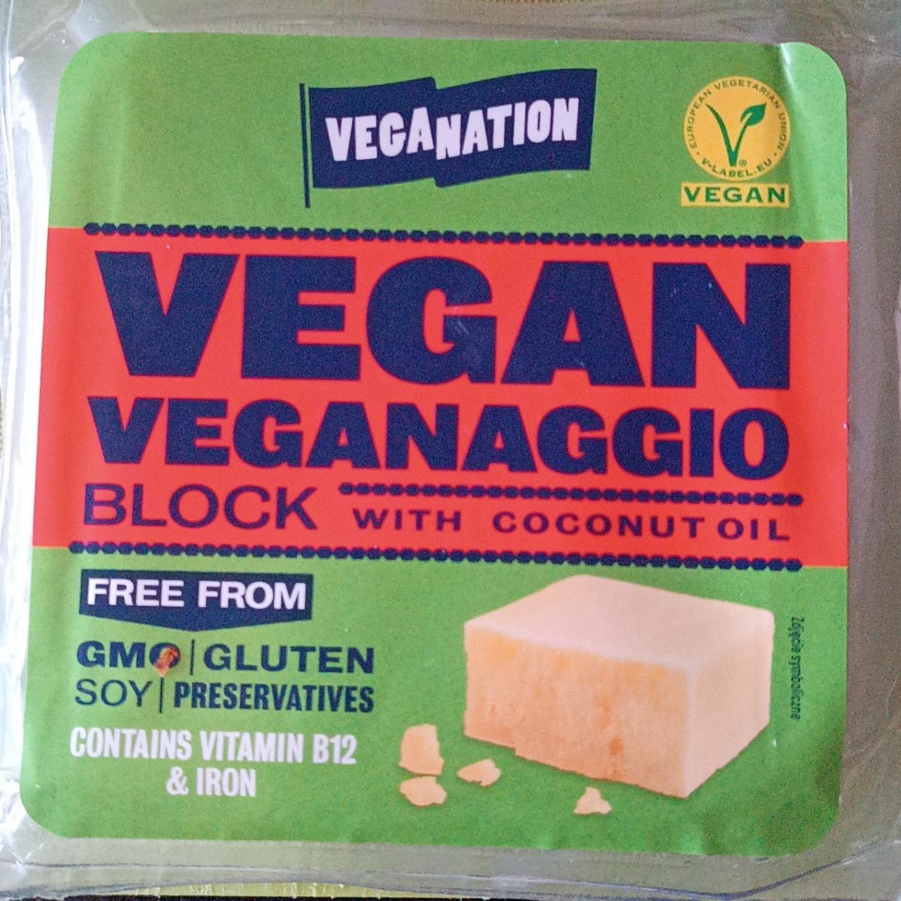 Fotografie - Veganaggio block with coconut oil Vegan