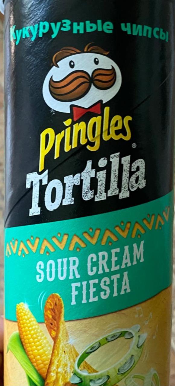 Fotografie - Tortilla Chips Sour Cream Pringles