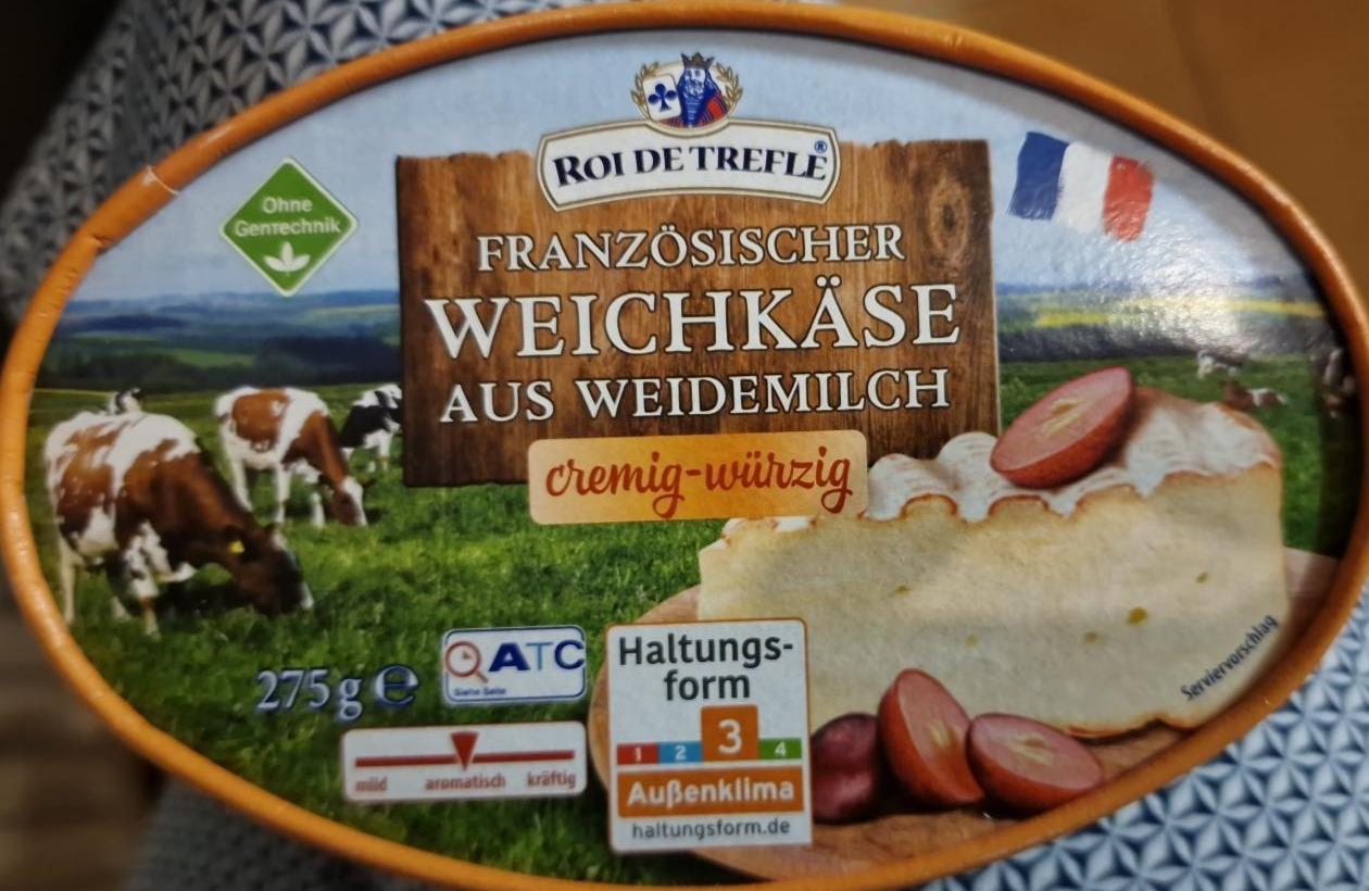 Fotografie - franzönische weichkäse cremig würzig 60% Fett Roi De Trefle