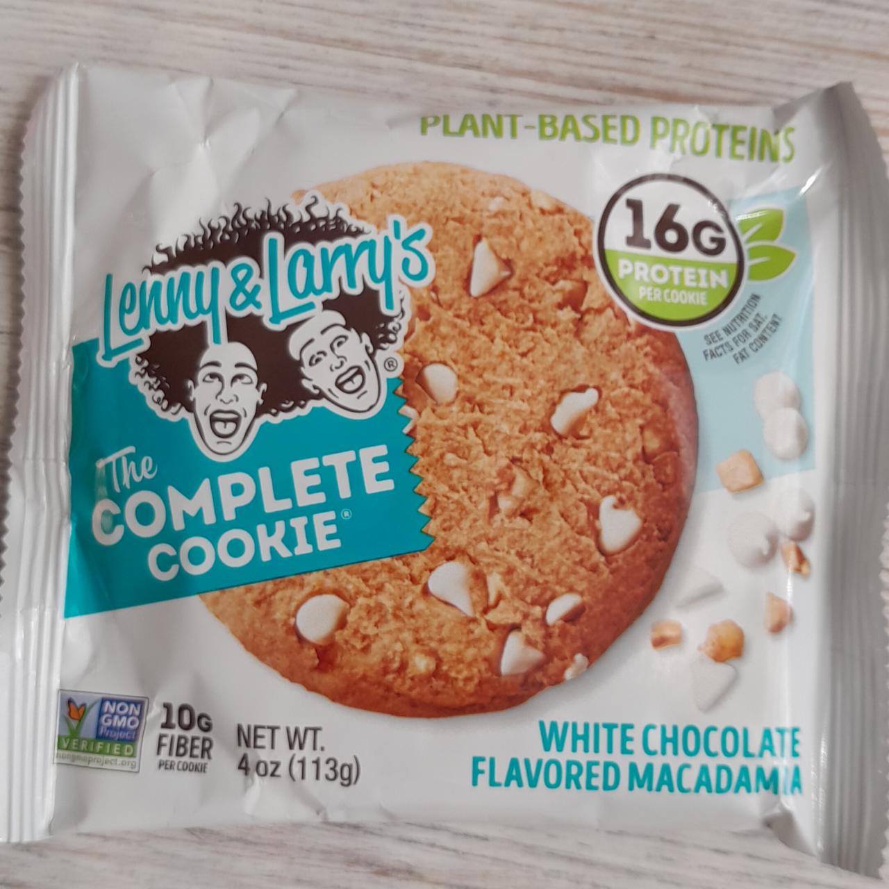 Fotografie - The Complete Cookie 16g protein White Chocolate Macadamia Lenny&Larry's