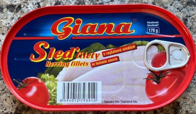 Fotografie - Sleď filety v rajčatové omáčce Giana