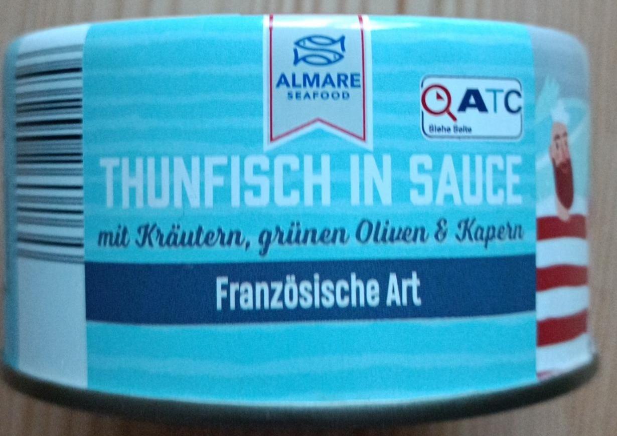 Fotografie - Thunfisch in Sauce Französische Art Almare Seafood