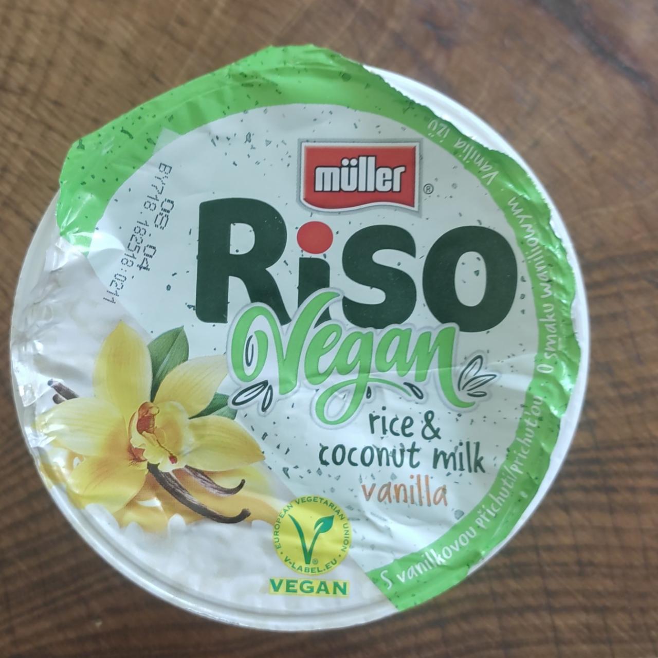 Fotografie - Riso Vegan Rice & Coconut milk Vanilla Müller