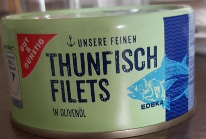 Fotografie - Thunfisch filets in olivenöl Gut & Günstig
