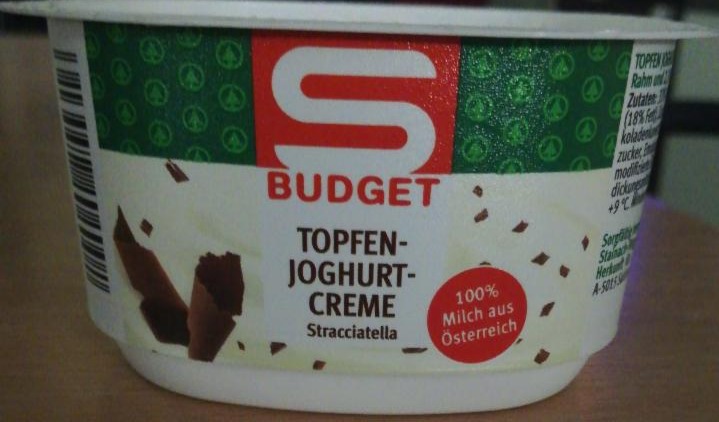 Fotografie - Topfen-Joghurt Creme Stracciatella S Budget