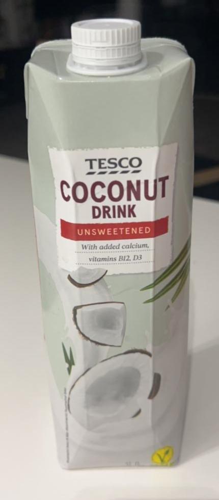 Fotografie - Coconut drink unsweetened Tesco
