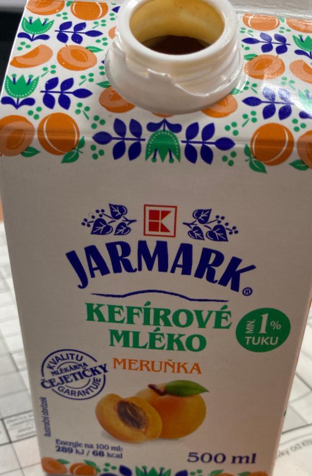 Fotografie - Kefírové mléko meruňka K-Jarmark