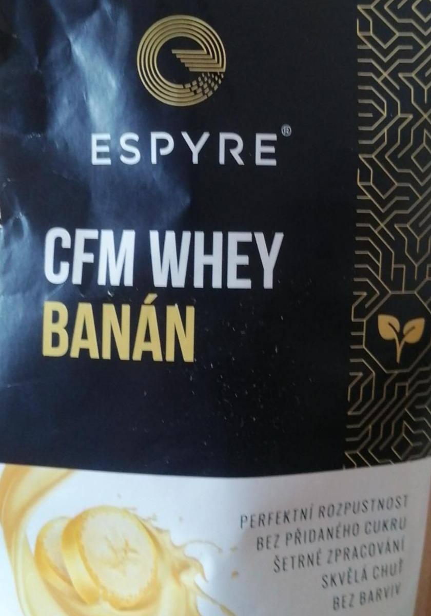 Fotografie - CFM Whey Protein Banán Espyre