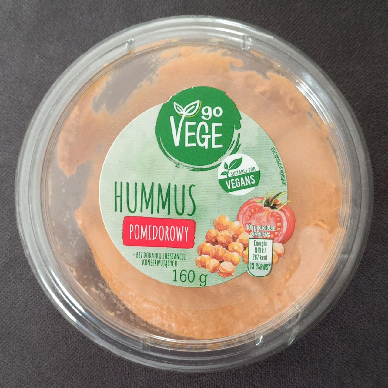 Fotografie - Hummus pomidorowy Go Vege