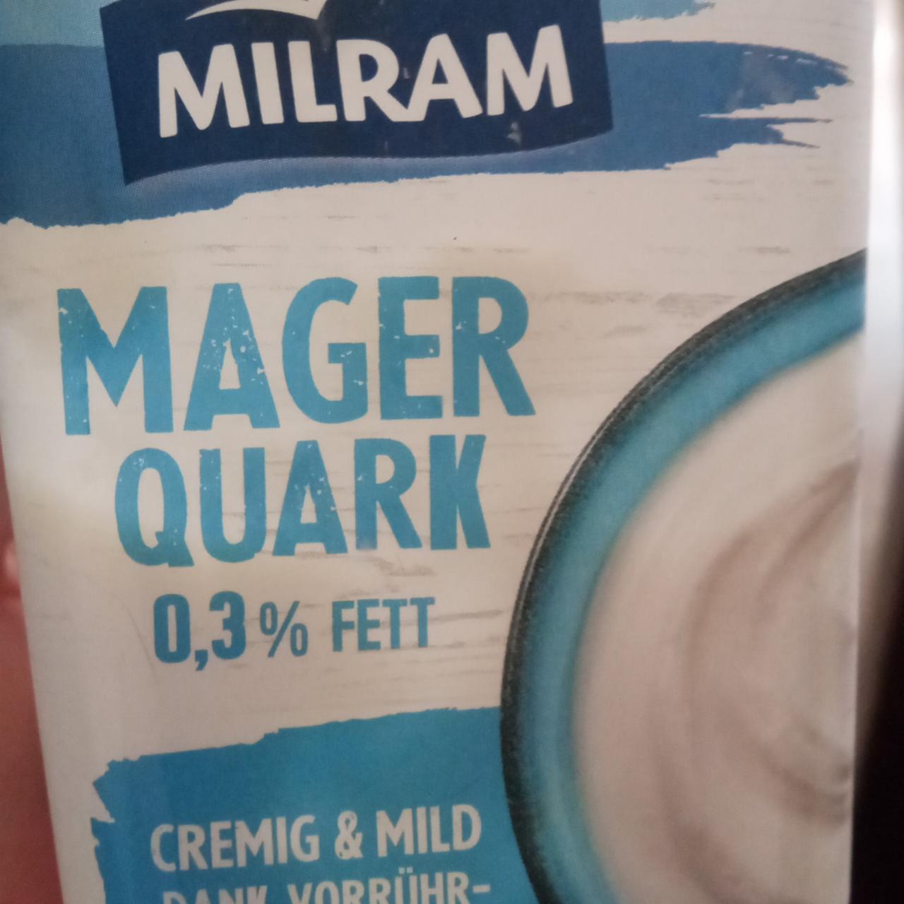 Fotografie - Mager Quark 0,3% Fett Milram