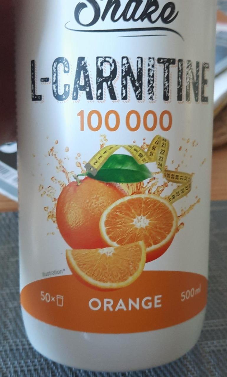Fotografie - L-Carnitine 100000 Orange ChiaShake