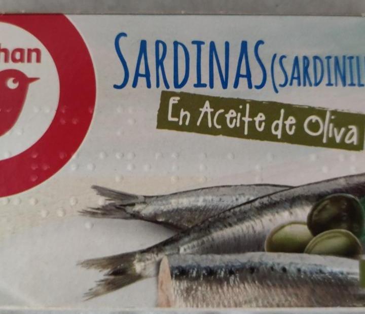 Fotografie - Sardinas en aceite de oliva Auchan