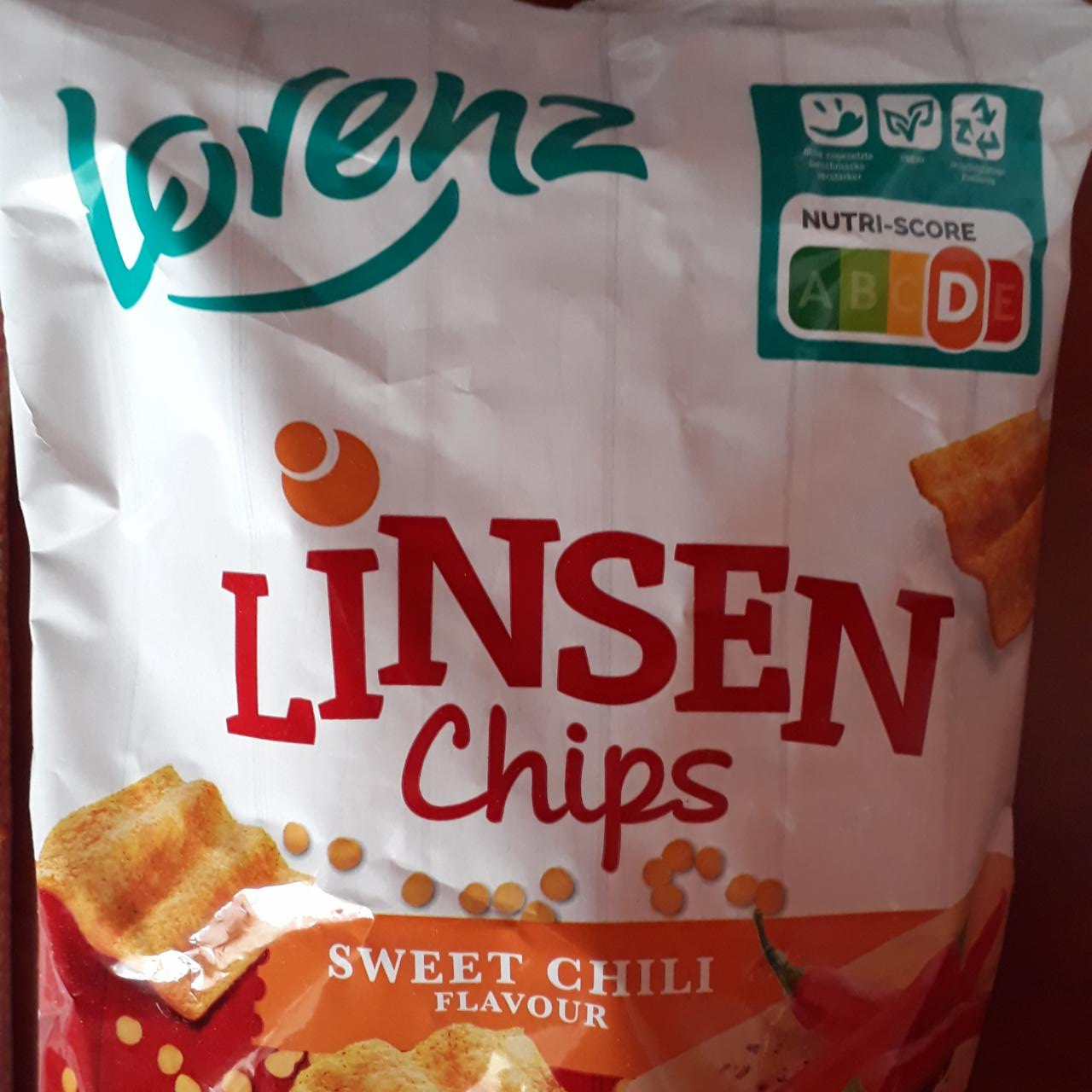 Fotografie - Linsen Chips Sweet Chilli Lorenz