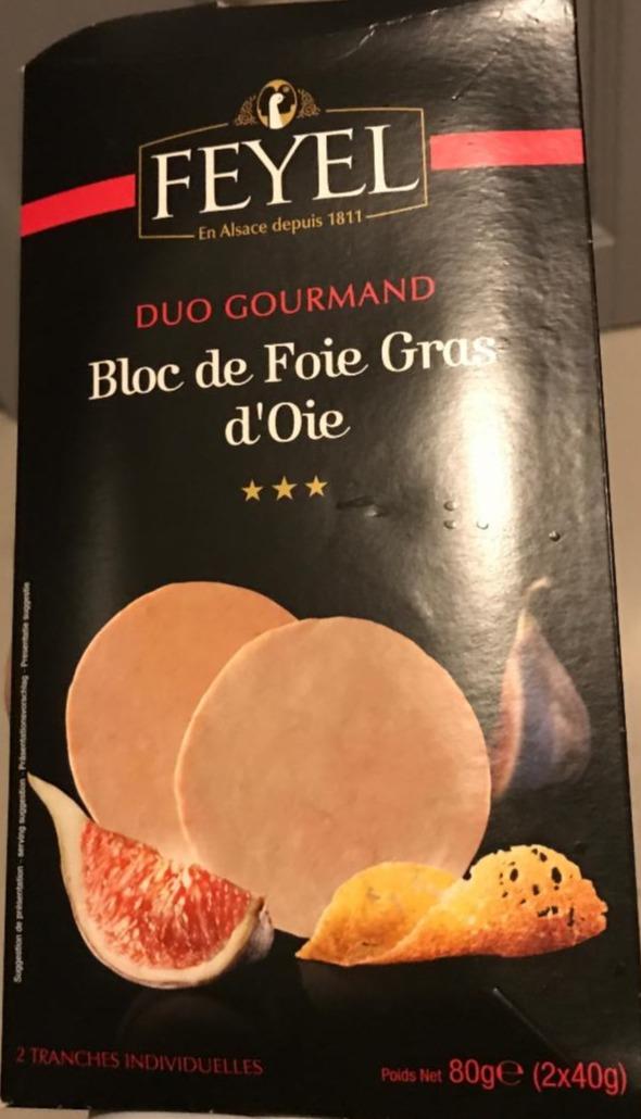 Fotografie - Bloc de foie gras d'oie Feyel