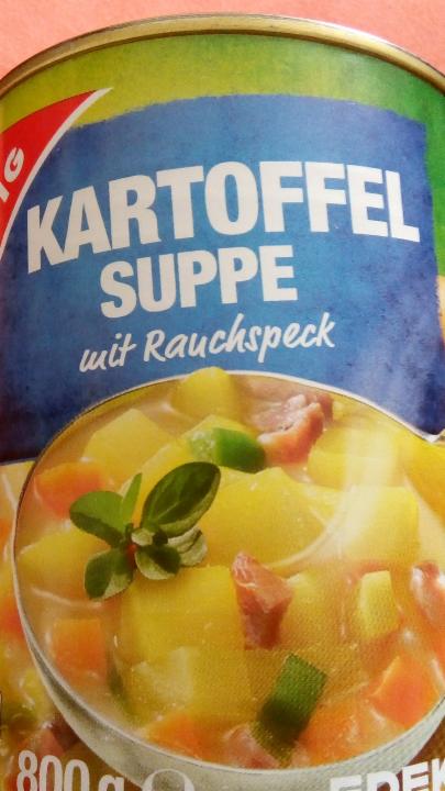 Fotografie - Kartoffel suppe mit rauchspeck Gut&Günstig