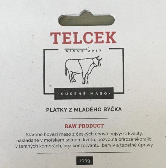 Fotografie - Sušené maso plátky z mladého býčka Telcek