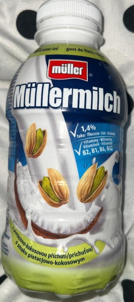 Fotografie - Müllermilch pistácie a kokos Müller