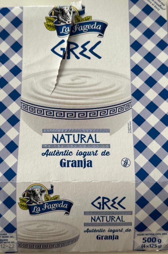 Fotografie - Natural auténtic iogurt de granja La Fageda
