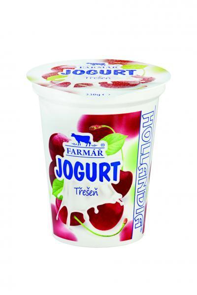 Fotografie - Farmář krémový jogurt třešeň Hollandia