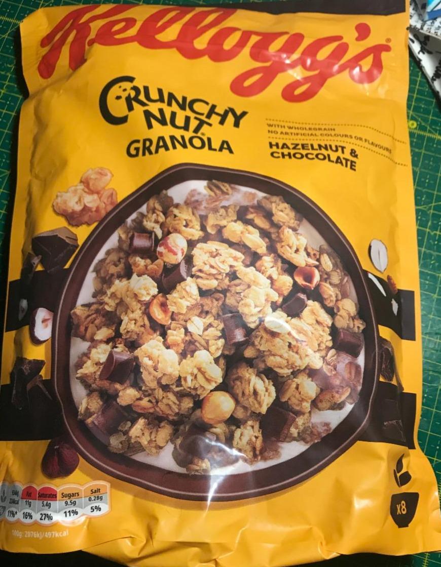 Fotografie - Crunchy Nut Granola Hazelnut & Chocolate Kellogg's