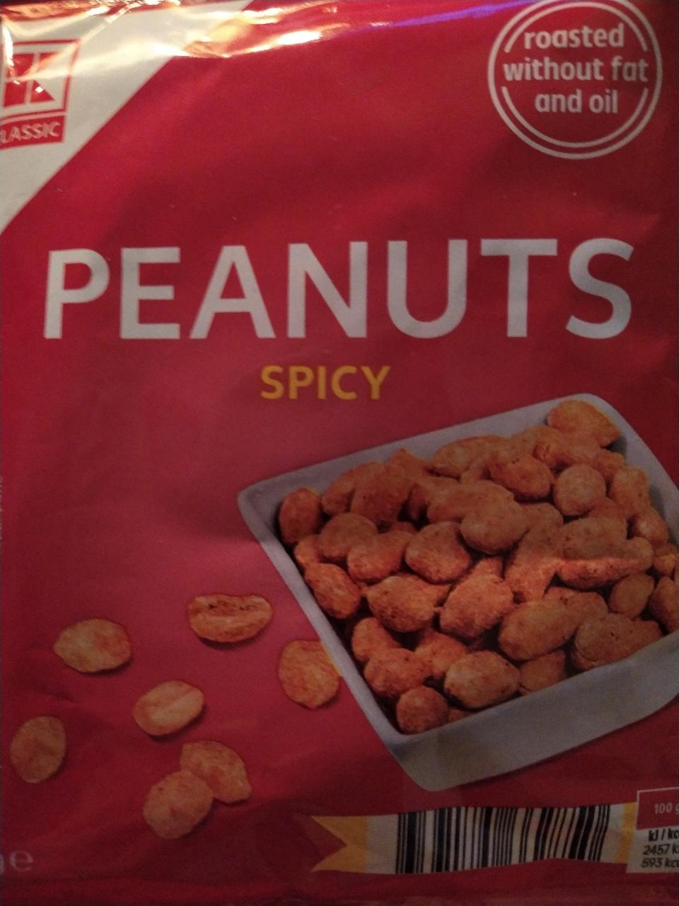 Fotografie - Peanuts Spicy Roasted without fat & oil