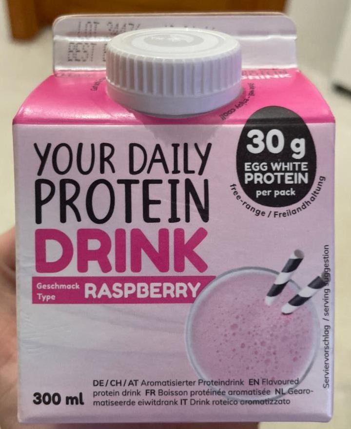 Fotografie - Your Daily Protein Drink Raspberry
