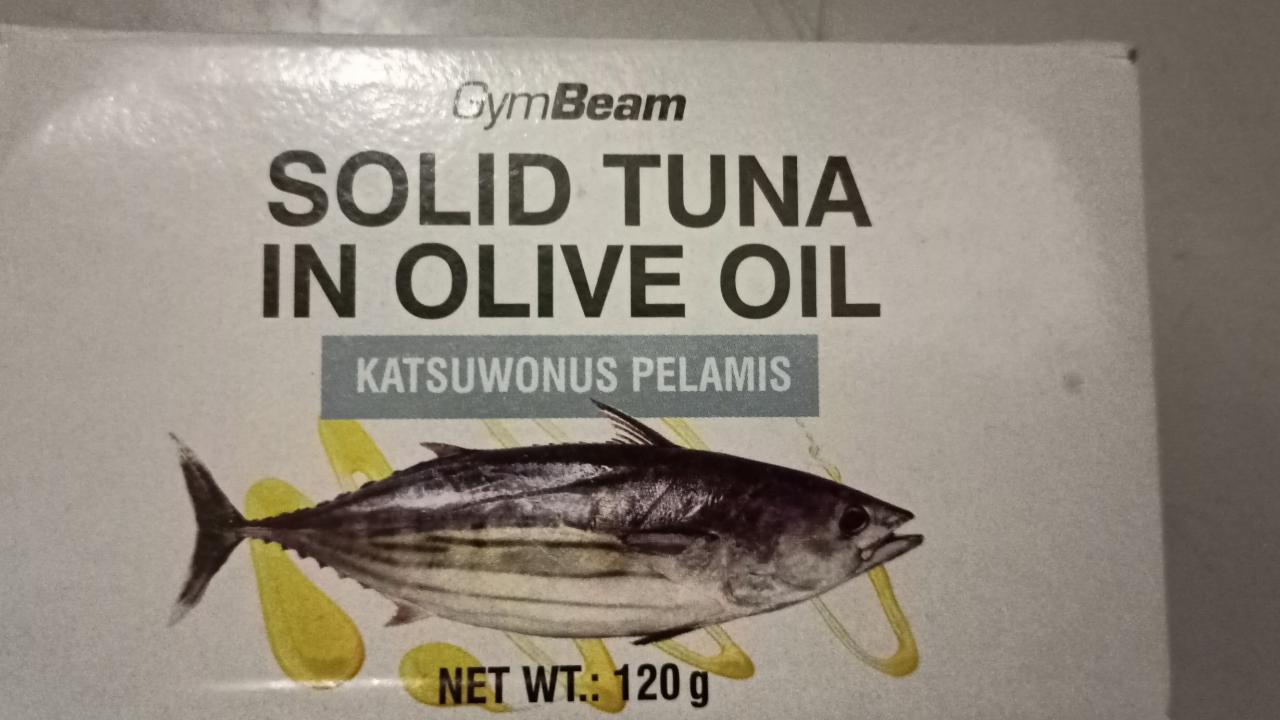 Fotografie - Solid tuna in olive oil GymBeam