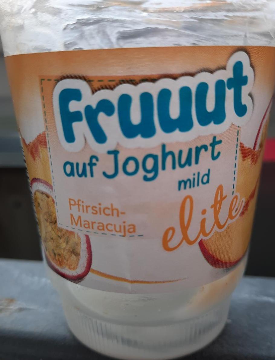 Fotografie - Fruuut auf Joghurt mild Pfirsich-Maracuja Elite