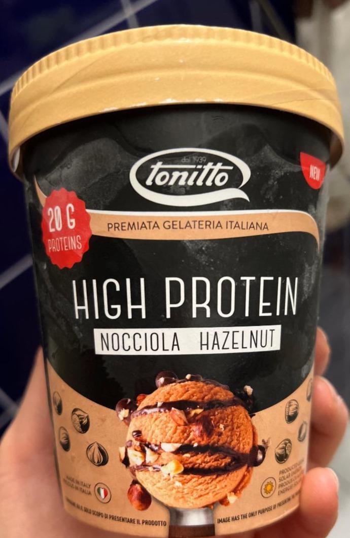 Fotografie - High protein nocciola hazelnut Tonitto