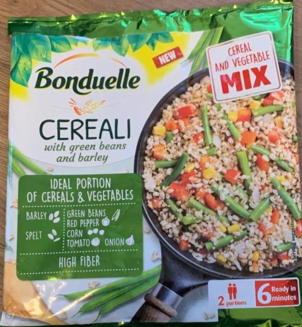 Fotografie - Cereali with green beans and barley Bonduelle