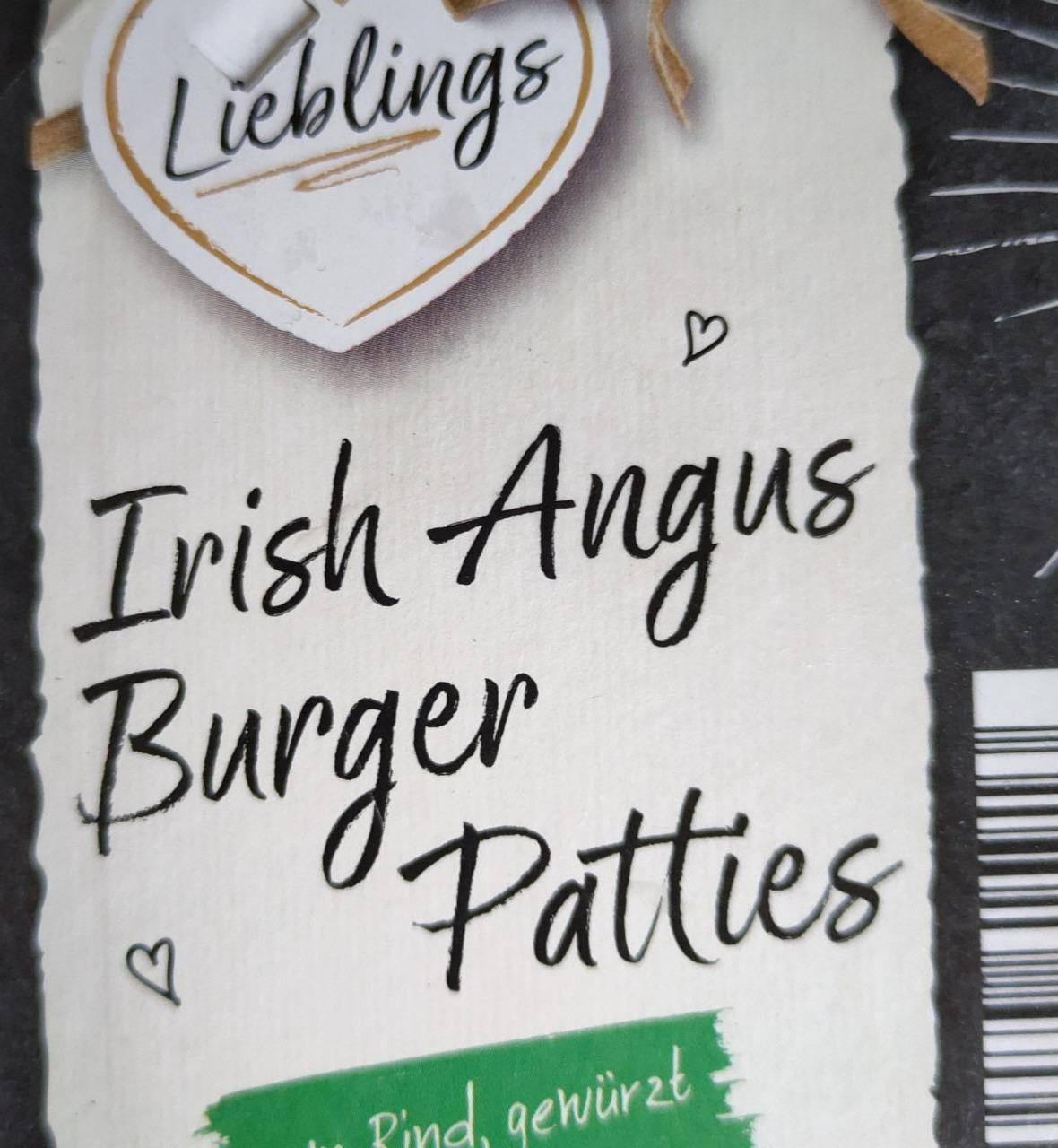 Fotografie - Irish Angus Burger Patties Lieblings