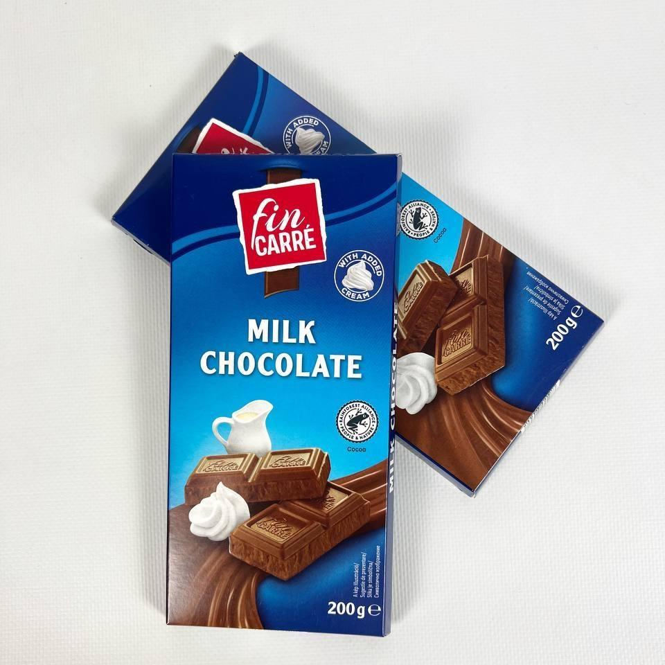 Fotografie - Mliječna čokolada s vrhnjem Fin Carré