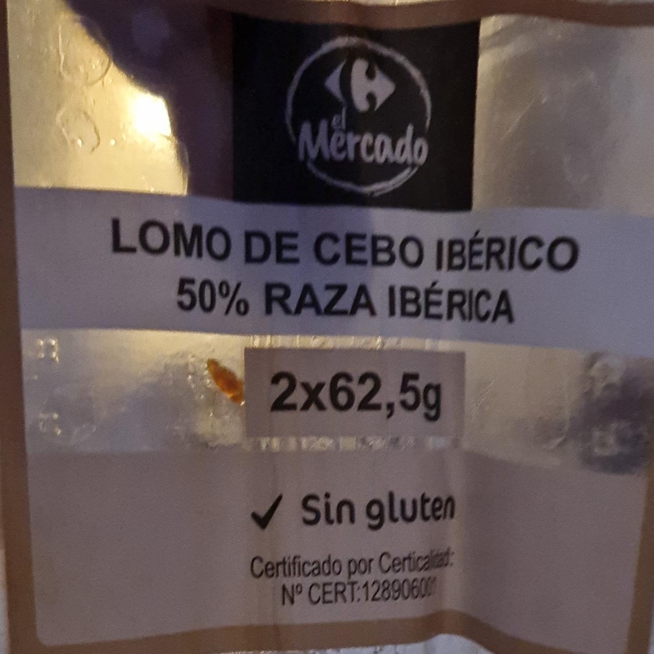 Fotografie - Lomo de Cebo Ibérico 50% Raza Ibérica Carrefour