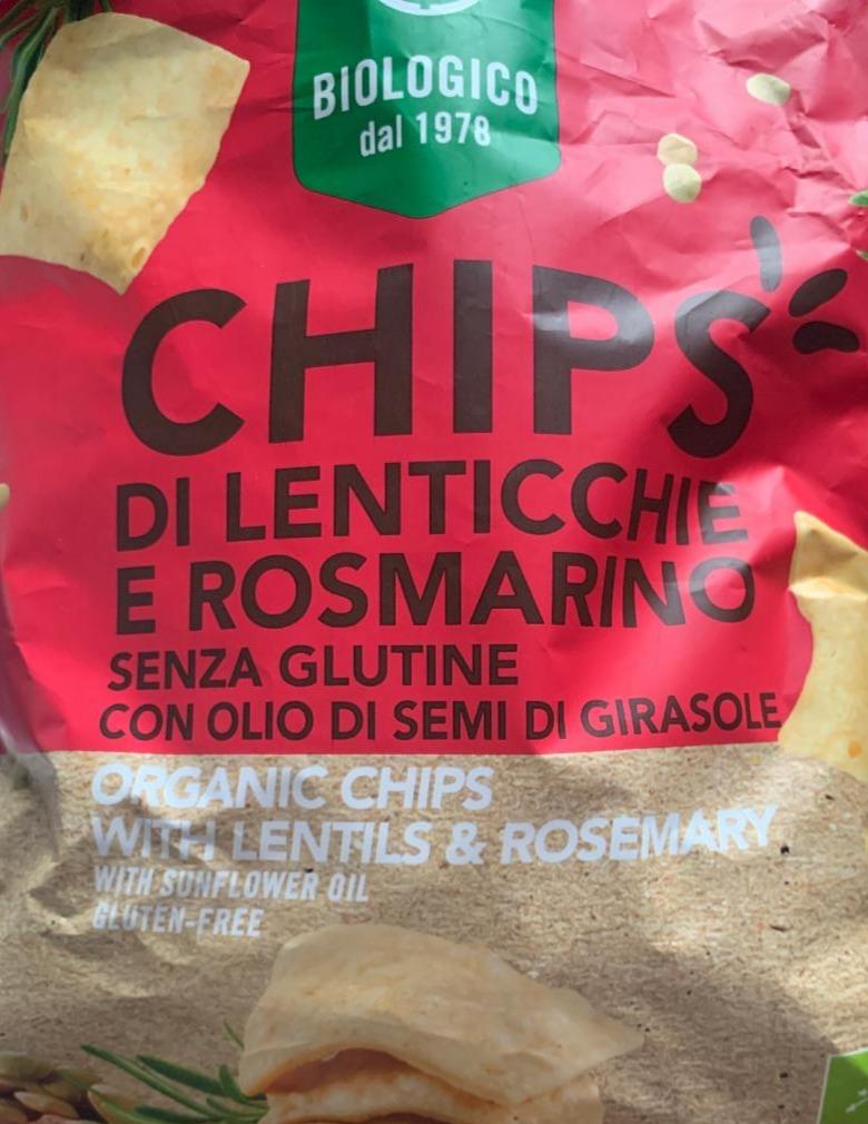 Fotografie - Chips di lenticchie e rosmarino