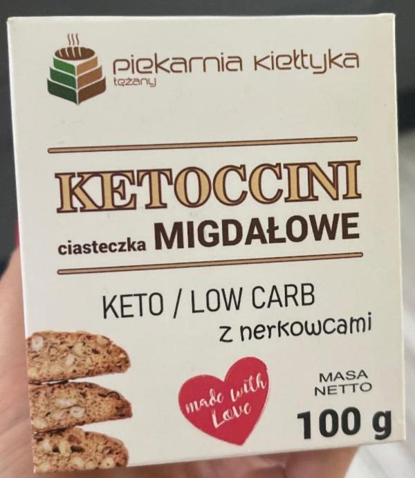 Fotografie - Ketoccini ciasteczka Migdałowe z nerkowcami Keto Piekarnia Kiełtyka