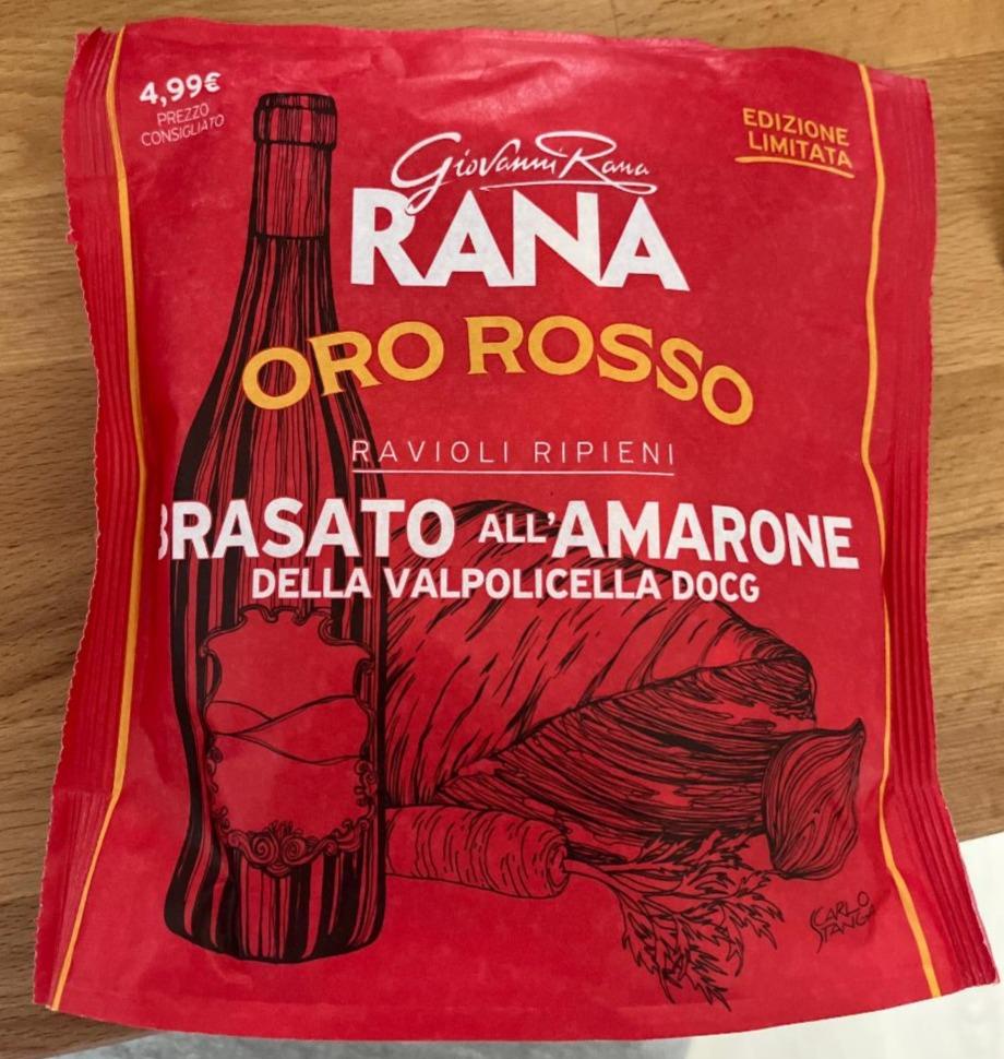 Fotografie - Oro Rosso Ravioli Ripieni Brasato All’Amarone Giovanni Rana