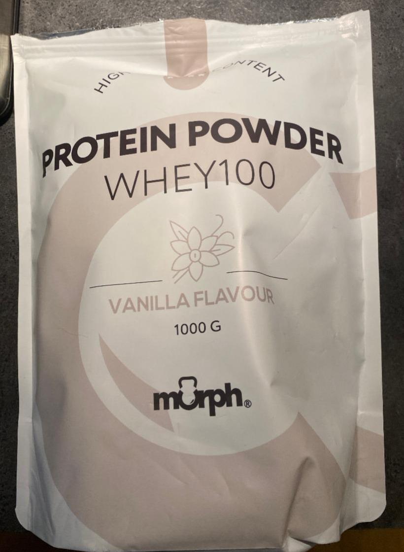 Fotografie - Protein Powder Whey 100 Vanilla Flavour Murph